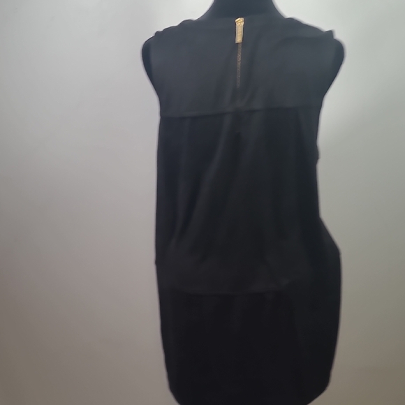 Michael Kors Black Dress with Gold Zipper - Picture 4 of 8